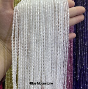 Gemya bán buôn tự nhiên chất lượng cao 1*2 2*3 3*4mm nhỏ mặt rondelle đá quý đá hạt lỏng cho đồ trang sức làm DIY - Product Image 5