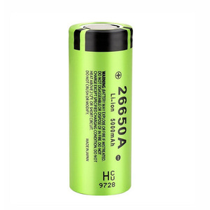 Prix usine 26650A Batterie au lithium Lion <span class=keywords><strong>5000</strong></span> <span class=keywords><strong>mAh</strong></span> Batteries au lithium-ion cylindriques rechargeables 26650 <span class=keywords><strong>5000</strong></span> <span class=keywords><strong>MAh</strong></span> - Product Image 1