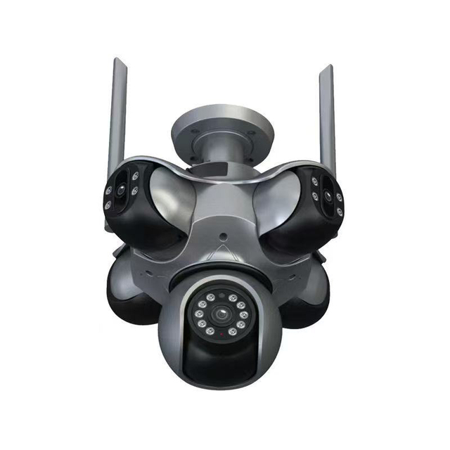 Intelligent PTZ IP Camera With 5 Lens Frame Viewing Remotely Human Tracking AI Cloud Support