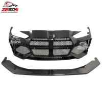 Pare-chocs avant en Fiber de carbone sec Style AD Style pour Bmw G80 G82 M3 M4 Kit de carrosserie de becquet de lèvre avant