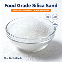 Sable de gel de silice pour le blanchiment des huiles, gel de silice de type C, granulés de sable de silice blanc transparent