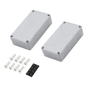 1590bs 112*61*42 Mét đồng bằng nhôm bao vây <span class=keywords><strong>DIY</strong></span> Guitar đạp bao vây kim loại <span class=keywords><strong>stomp</strong></span> Hộp guitar đạp hộp - Product Image 2