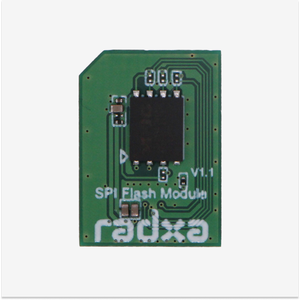โมดูล SPI Flash บอร์ดขยายพื้นที่จัดเก็บแบบเสียบได้ ใช้งานร่วมกับ Radxa ROCK 5A 5C ชิปหน่วยความจำแฟลชคุณภาพสูง Radxa - Product Image 5