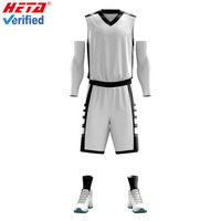 Ensemble de maillots de basket-ball en polyester personnalisés en gros, maillots de basket-ball par sublimation, uniformes de basket-ball, design de maillot de basket-ball uni