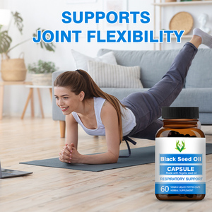 Cápsulas de aceite de semilla negra OEM ODM 800mg aceite de semilla de Nigella orgánico prensado en frío Thymoquione Boost Immunity suplemento sanitario - Product Image 6