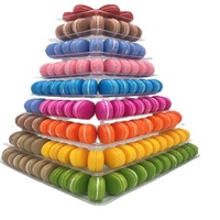 Kuchen Dekorations werkzeuge Cupcake Macaron Keks Keks Kunststoff zeigt Stand Kuchen Einstellung für Geburtstag Hochzeits feier 4/6/8/9/10
