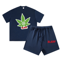 Ensemble T-shirt et short d'été pour homme, 100% coton respirant, imprimé personnalisé, style Cigar Cookie Backwoods RAW, haute qualité et tendance