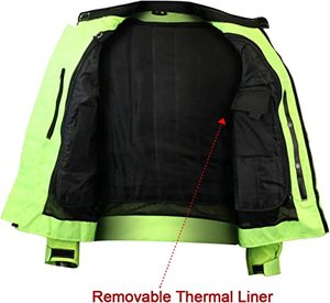 Blouson de <span class=keywords><strong>moto</strong></span> léger pour <span class=keywords><strong>homme</strong></span>, grande taille, toutes saisons, certifié CE, en maille respirante, imperméable, coupe-vent, % polyester - Product Image 3