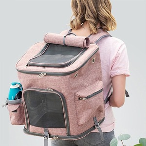 Portable <b>Foldable</b> Expandable Cat Backpack - <b>Trolley</b>-Style Carrier for Small Dogs & Cats - Product Image 3