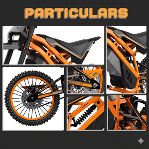 Motocicleta Todoterreno Eléctrica de 2500W y 60V con Motor sin Escobillas, Largo Alcance, Profesional, para Aventuras - Product Image 6