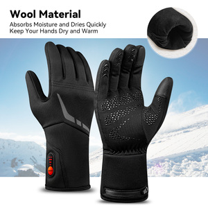 <span class=keywords><strong>Gants</strong></span> chauffants imperméables compatibles avec les écrans tactiles, batterie rechargeable Li-ion 7.4V Wasoto, pour hommes et femmes, <span class=keywords><strong>ski</strong></span>, randonnée en hiver - Product Image 4