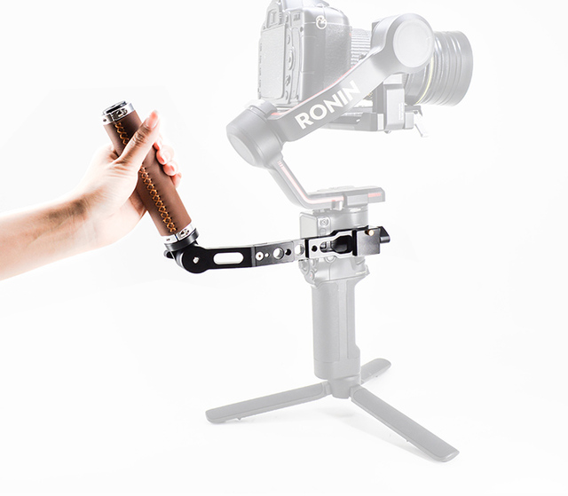 YEAH Gimbal Handgrip Handle Grip for Dji Ronin RS3 RS2 RSC2 with Cold Shoe Comfortable Grip ARRI 1/4"/3/8" Threaded Hole