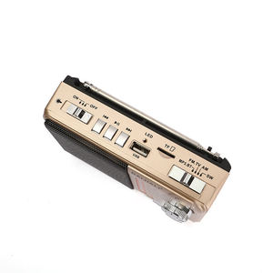 Champagne Gold FM AM SW <b>TV</b> Four Band <b>Portable</b> Radio Large Knob Long Scale Stable Outdoor Home Broadcast Receiver - Product Image 4