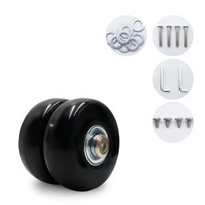 4 pezzi forti ruote per bagagli da viaggio 5cm x 1.8cm ruote per valigie Trolley borsa accessori e accessori per bagagli - Product Image 3