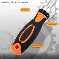 Jeu de tournevis combinés 42-en-1 à poignée en plastique en acier cliquet horizontal vertical pour outils d'entretien de précision domestique