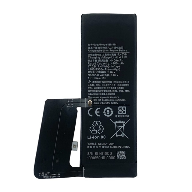 Real CAP BM4M Replacement Battery for Xiaomi Mi 10 Pro 5G Smartphone Factory OEM Customized Mobile Cell Phone Batteries in Stock