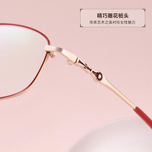 Elegantes Monturas de Gafas Ovaladas para Mujer 34443, Tamaño Mediano, Lentes de Resina, Origen Danyang - Product Image 5