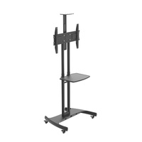 KM-AVA1800 Carro Móvil para TV con Ruedas, Soporte Móvil para TV LCD LED de 32''-75'' para Proyección de Pantalla