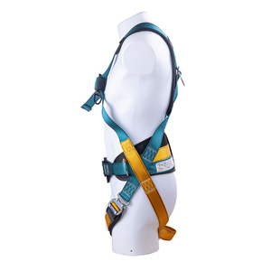 Cinto de Segurança para Trabalho em Altura Tipo Eólico de Cinco Pontos, Proteção Corporal Completa, Poliéster, Fivela de Conexão Rápida com 4 D-Rings - Product Image 6