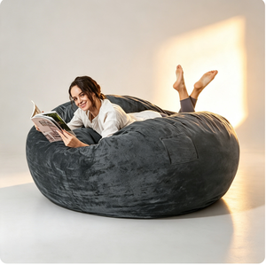 <span class=keywords><strong>Canapé</strong></span> paresseux 3-en-1 en tissu moelleux, tapis de sol convertible, chaise longue minimaliste <span class=keywords><strong>pour</strong></span> chambre à coucher, <span class=keywords><strong>coussin</strong></span> tatami - Product Image 1