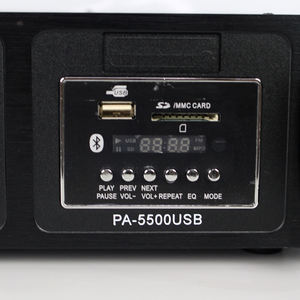 מגבר ביתי JBHKJ PA-5080USB 70V 100V 80W מיקסר משולב מגבר קריוקי מסגסוגת אלומיניום - Product Image 2