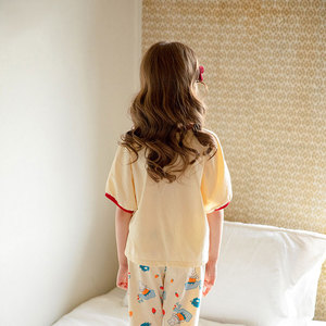 Pijamas de Algodón 100% para Niñas, Pijamas de Manga Larga para Bebés, Pijamas con Estampado de Flores para Niñas - Product Image 5