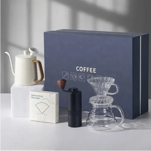 Winnel Hot Sale Deluxe Coffee Brewing Equipment Pour Over Coffee Makers Set Gift Box