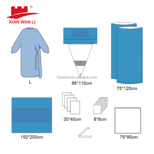 Pack <span class=keywords><strong>de</strong></span> <span class=keywords><strong>naissance</strong></span> stérile jetable pour l'accouchement en milieu hospitalier - Product Image 1