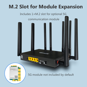 5G Wifi mt7981b Dual Core wifi6 5g router với khe cắm thẻ Sim 4G/5G hotspot di động 5g wifi6 modem công nghiệp Router Modem 5g CPE - Product Image 3