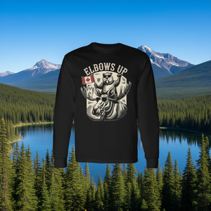 Camiseta de manga larga Elbows Up Canada Beaver And Moose - Product Image 3