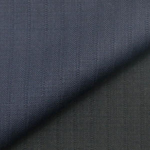 Vintage <span class=keywords><strong>Herringbone</strong></span> Anti-kreuk 30W 66P 4LY Worsted Merino Wol Kostuumstof voor Herenkostuums - Product Image 3