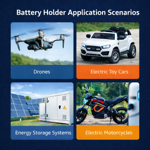 ホットセール 連結式モジュールABS 32650バッテリーセルホルダー 電動スクーターバッテリーパック プラスチックアクセサリー リチウムバッテリーブラケット - Product Image 4