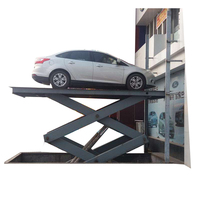 Élévateur à ciseaux hydraulique pour voiture de garage pour se garer au sous-sol élévateur à ciseaux souterrain dans la boutique 4S