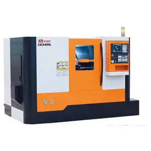 ماكينة مخرطة CNC على شكل سرير مائلة CKX500L معالجة معدنية CNC