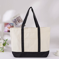 Sacs fourre-tout en toile de coton blancs, promotionnels, personnalisables avec logo sérigraphié, réutilisables, vente en gros à prix abordable