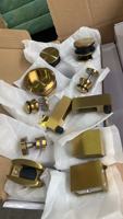 Kits de Puertas Corredizas de Vidrio para Cuarto de Ducha, Sistema de Ruedas para Puertas Corredizas SS304