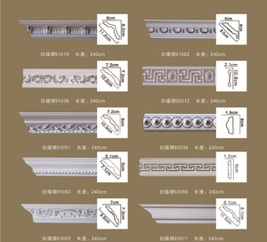 Profilés et moulures en PU pour décoration intérieure et extérieure moderne, plafonds et <span class=keywords><strong>plinthes</strong></span>, décorations d'angle, résistants à l'humidité, écologiques, pour villas - Product Image 5