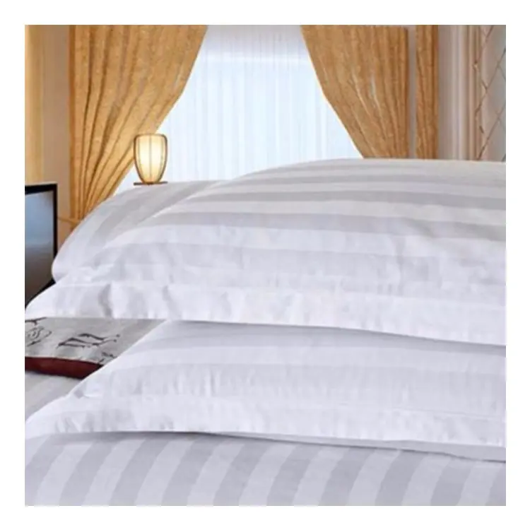 Sampel Pendukung 100% Linen Kasur Hotel Katun/Seprai Datar/Selimut Penutup/Sarung Bantal