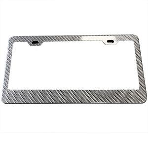 <span class=keywords><strong>Plaque</strong></span> avant arrière US à 2 trous Porte-étiquette de voiture en aluminium Noir en fibre de carbone Cadres de <span class=keywords><strong>plaque</strong></span> d'<span class=keywords><strong>immatriculation</strong></span> - Product Image 1