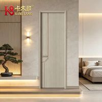 Portes intérieures modernes en bois composite sur mesure, isolation acoustique, construction durable, pour salle à manger, salle de bain, appartement, chambre