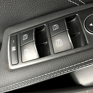 Car Window Control Button Stickers With Decorative Sequins For Mercedes Benz A Class B Class GLA CLA C Class E Class GLK - Product Image 3
