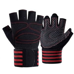 Guantes Deportivos de Medio Dedo de Poliéster con Logotipo Personalizado para Entrenamiento de Fisicoculturismo, Ciclismo, Gimnasio, Levantamiento de Pesas y Fitness - Product Image 3