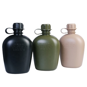 ตัวอย่างฟรี กระติกน้ำอเนกประสงค์สำหรับกิจกรรมกลางแจ้ง  วัสดุโพลิเมอร์พลาสติก  พร้อมปลอกลายพราง  กระติกน้ำสำหรับแคมป์ปิ้งและการใช้งานทางยุทธวิธี - Product Image 4