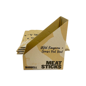 Custom recycled color printed cardboard counter paper display box for retail