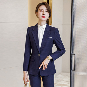 Women's Suit Set Polyester Formal Full Sleeve Anti-Wrinkle Autumn Workwear Professional Attire - Product Image 1
