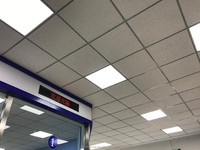 Système de grille de plafond en T plat et étroit, composants de plafond en acier peint, accessoires pour cloisons sèches, dalles de plafond, panneaux de plâtre, montants en acier