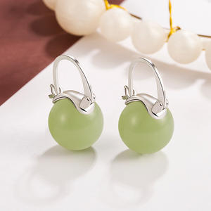 Pendientes de petalos Linda joyería de moda 925 pendiente de plata esterlina girasoles pendientes base para aretes - Product Image 1