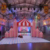 Arche de cirque gonflable, entrée de carnaval, jouets gonflables, fond de cirque gonflable pour décorations de fête