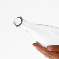 Bouteille en verre personnalisée de 330 ml, 500 ml, 750 ml pour l'eau gazeuse, les sodas, l'eau minérale, l'eau de source, l'emballage de boissons, bouteille en verre pour boisson