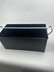 Moderno Portacenere Quadrato in Acciaio per Caminetto, Verniciato a Polvere Nera con Bruciatore per Legna, Decorazione per la Casa - Product Image 3